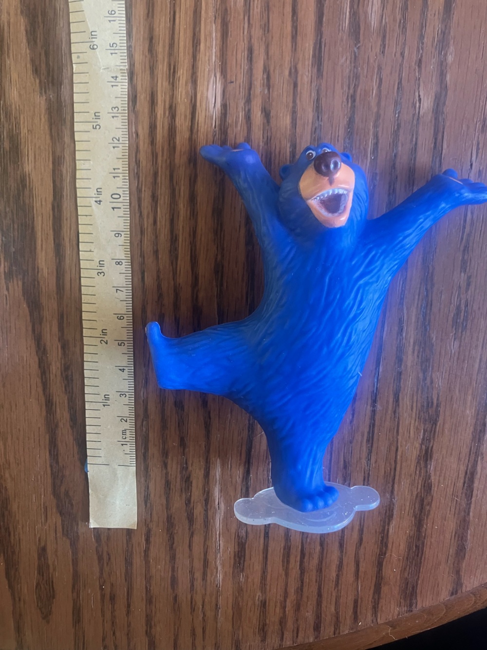 Wonder Park Boomer Blue Bear 5” Figure PVC Toy On Base